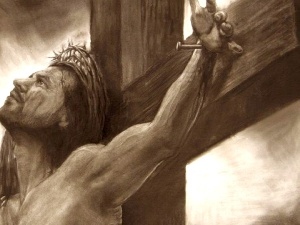 an, Cross, Jesus