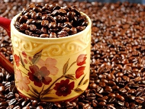 grainy, Cup, coffee