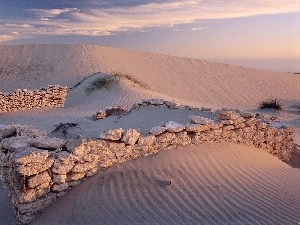 an, desert, ruins