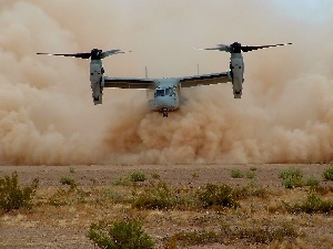 Desert, Sand, Boeing V22
