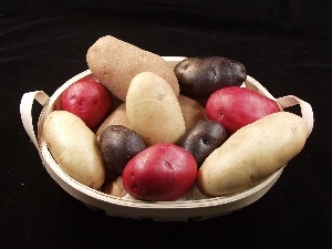 Potatoes, Different colored