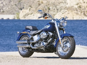 direction, Harley Davidson Fat Boy