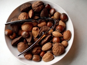 Do, nuts, grandfather, bowl, nuts, different