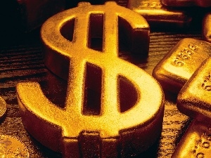 dollar, symbol, Bars, Golden automobile