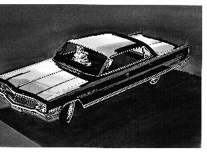 Drawing, Buick Electra Park