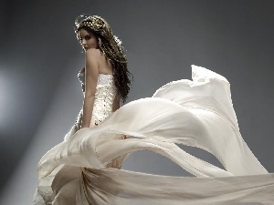 Dress, wedding, Sarah Brightman