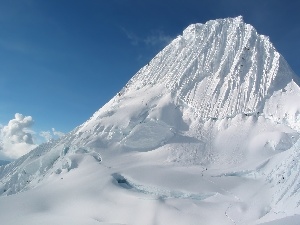 drifts, snow, mountains, Ice