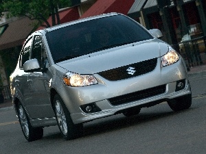 driver, Glass, Suzuki SX4, Front