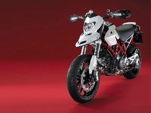 Ducati Hypermotard 1100, White