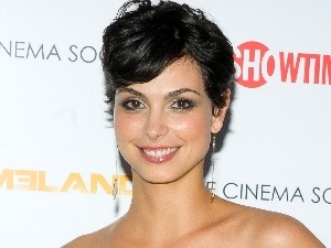 ear-ring, Smile, Morena Baccarin, face