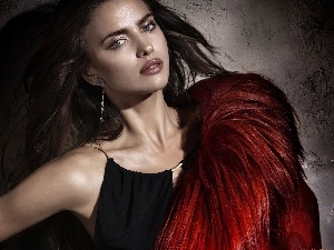 ear-ring, Fur, Irina Shayk