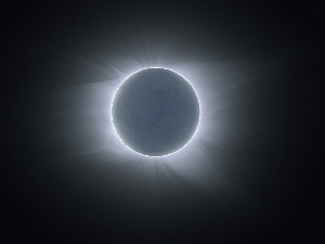 eclipse, sun, The total