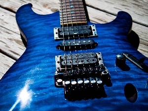 Guitar, Electric, Blue
