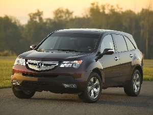 emblem, spotlight, Acura MDX