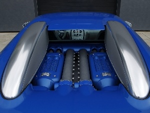 Engine, Bugatti Veyron Bleu Centenaire