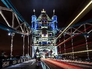 England, London, bridge, Tower Bridge