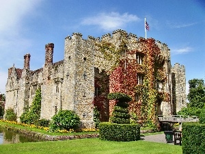 water, England, Castle