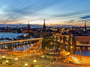 evening, Stockholm