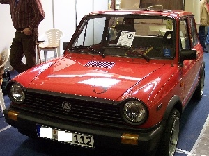 exhibition, Autobianchi A112, Front, Red