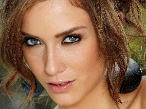 Eyes, Grey, Malena Morgan, face