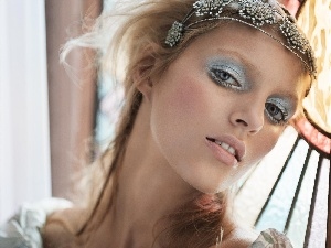 face, make-up, Anja Rubik