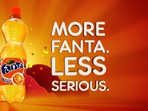 orange, Fanta, Bottle