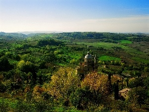 Monument, field, Italy