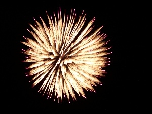 Orb, fireworks, flash