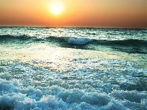 Tides, Foam, sea