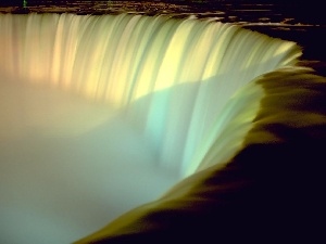 foamed, Horsehoe, Niagara Falls, water, Canadian