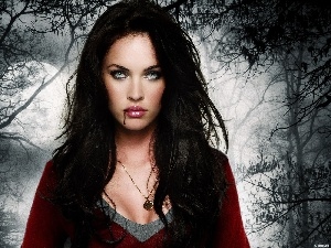 forest, medallion, Megan Fox, Vampire