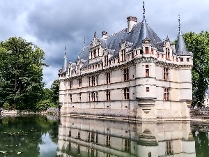 France, le Rideau, Castle, Azay