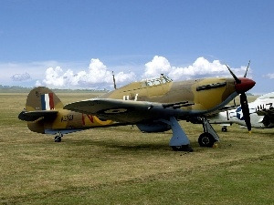 France, Colours, Hawker Hurricane, airport