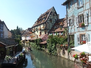 town, France, panorama