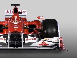 Front, Ferrari, F1, Santander
