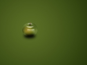 fruit, background, Apple, green ones