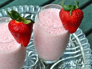 Fruits, Glass, cocktail, strawberry