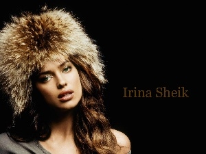 fur, cap, Beauty, Irina Shayk