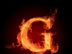 letter, G, Fire
