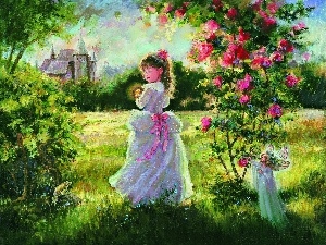 Gardens, girl