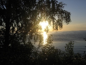 Gdynia, sea, east, sun