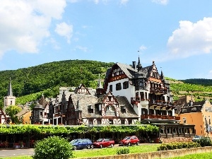 Germany, Assmannskhauzen, Hotel hall, Restaurant