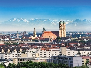 Germany, Munich, panorama, town