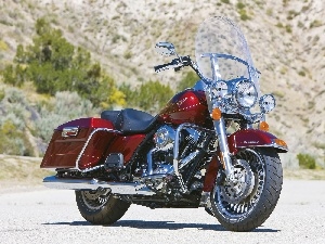 Glass, Harley Davidson Road King