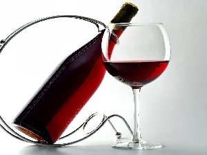 Wine, glass, Red