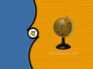 XP, globe, windows