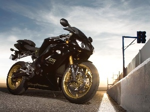 Golden, @, Triumph Daytona 675 SE