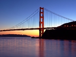 Golden Gate, bridge, San Francisco, pendant