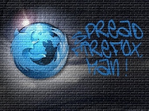 logo, Graffiti, FireFox