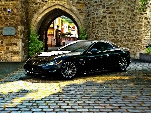 Gran Turismo, maserati, Black, Automobile